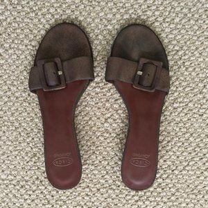 CIRCA Joan & David bronze sandals 7.5M